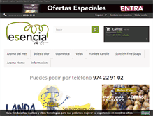 Tablet Screenshot of esenciadeti.com
